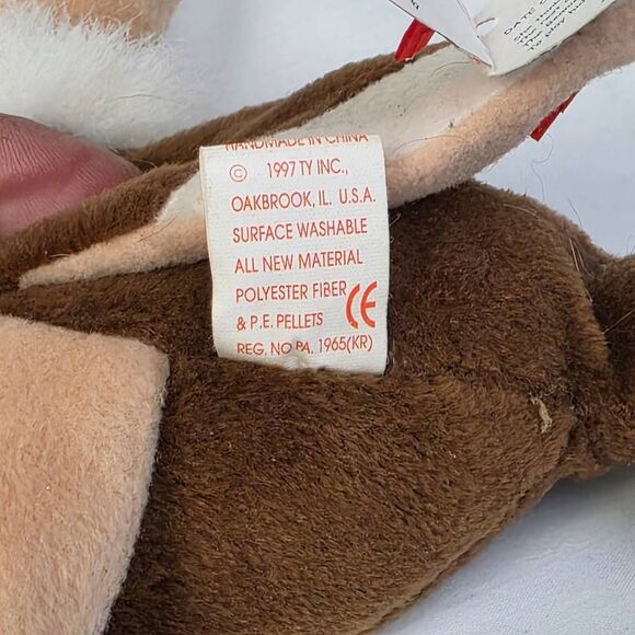 TY Beanie Baby Stretch Ostrich Plush 1997 with Tags - Picture 4 of 5